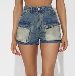 Denim Blue Women's Shorts